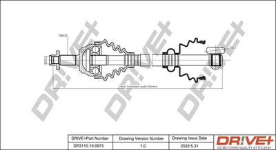 DP2110100973 Dr!ve+ Приводной вал