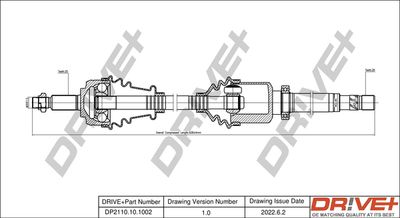 DP2110101002 Dr!ve+ Приводной вал