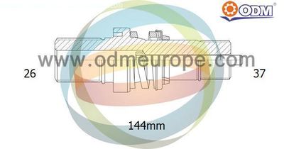 16210010 Multiparts Полуосевой вал, дифференциал