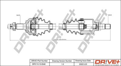 DP2110100548 Dr!ve+ Приводной вал