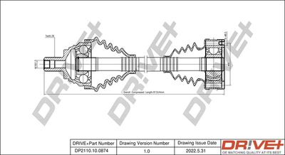 DP2110100874 Dr!ve+ Приводной вал