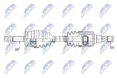 NPWME124 NTY Приводной вал