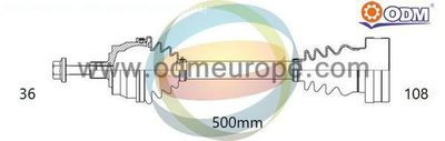 18215390 Multiparts Приводной вал