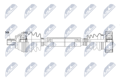 NPWVW058 NTY Приводной вал