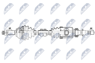 NPWNS070 NTY Приводной вал
