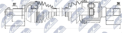 NPWFR053 NTY Приводной вал
