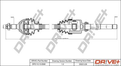 DP2110100569 Dr!ve+ Приводной вал