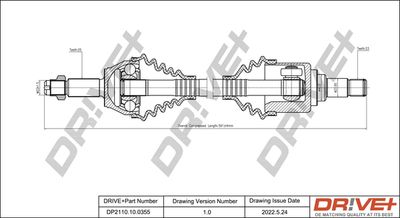 DP2110100355 Dr!ve+ Приводной вал