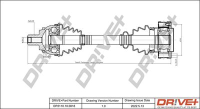 DP2110100018 Dr!ve+ Приводной вал