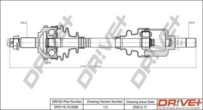 DP2110100288 Dr!ve+ Приводной вал