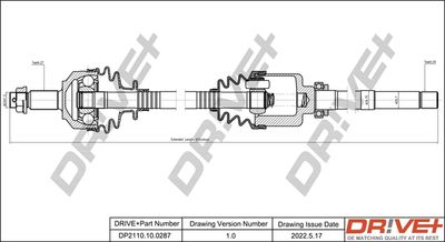 DP2110100287 Dr!ve+ Приводной вал