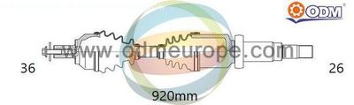 18152880 Multiparts Приводной вал