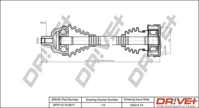 DP2110100017 Dr!ve+ Приводной вал