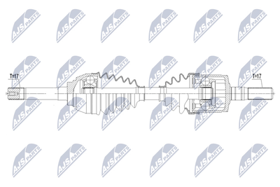 NPWIS005 NTY Приводной вал