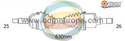 18301390 Multiparts Приводной вал