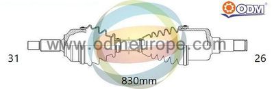 18273080 Multiparts Приводной вал