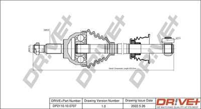 DP2110100707 Dr!ve+ Приводной вал