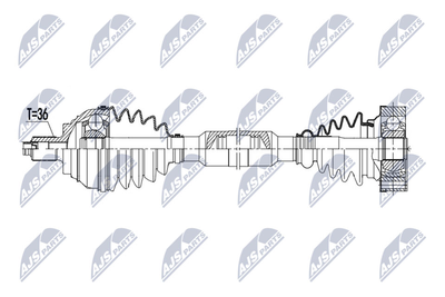 NPWVW171 NTY Приводной вал
