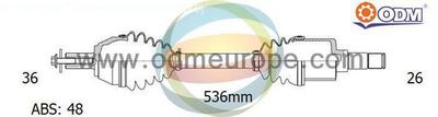 18151201 Multiparts Приводной вал