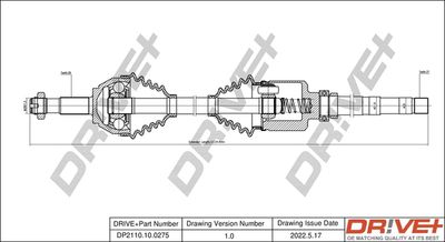 DP2110100275 Dr!ve+ Приводной вал