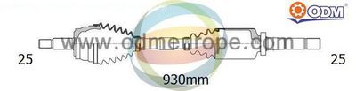 18352360 Multiparts Приводной вал