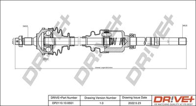 DP2110100551 Dr!ve+ Приводной вал