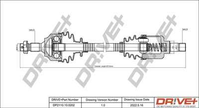 DP2110100202 Dr!ve+ Приводной вал