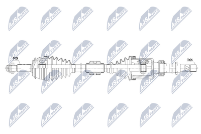NPWNS074 NTY Приводной вал