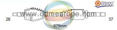 18162580 Multiparts Приводной вал