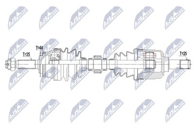 NPWHY591 NTY Приводной вал