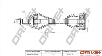 DP2110100085 Dr!ve+ Приводной вал