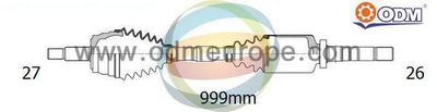 18016030 Multiparts Приводной вал