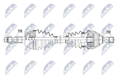 NPWPL119 NTY Приводной вал