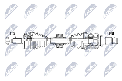 NPWTY169 NTY Приводной вал