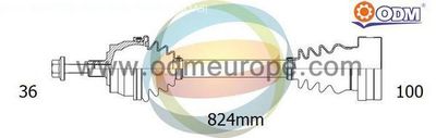 18216190 Multiparts Приводной вал