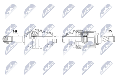 NPWNS098 NTY Приводной вал