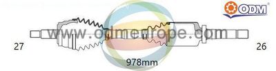 18016350 Multiparts Приводной вал