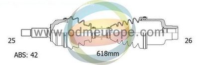 18302181 Multiparts Приводной вал