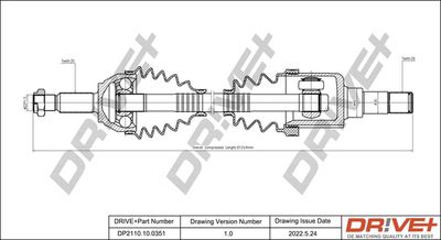 DP2110100351 Dr!ve+ Приводной вал