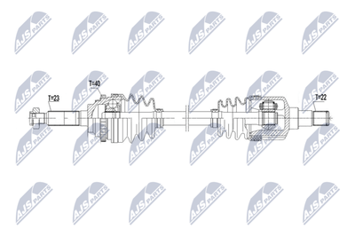 NPWDW053 NTY Приводной вал