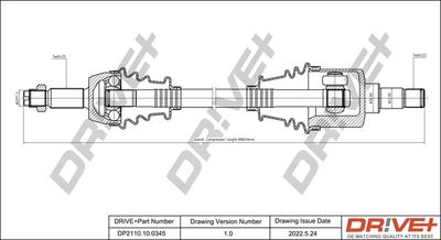 DP2110100345 Dr!ve+ Приводной вал
