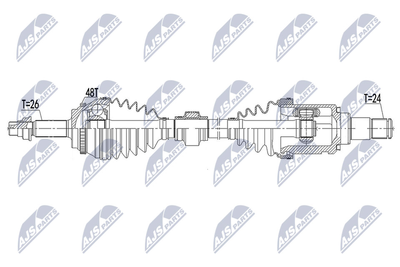 NPWTY137 NTY Приводной вал