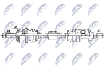 NPWHY587 NTY Приводной вал