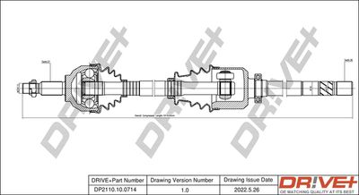 DP2110100714 Dr!ve+ Приводной вал