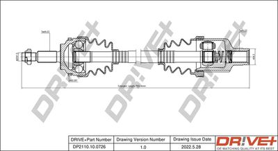 DP2110100726 Dr!ve+ Приводной вал