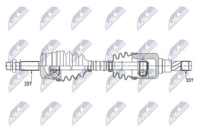 NPWME118 NTY Приводной вал