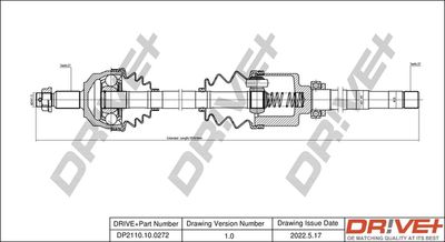 DP2110100272 Dr!ve+ Приводной вал