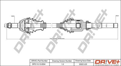 DP2110100554 Dr!ve+ Приводной вал