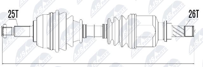 NPWRE031 NTY Приводной вал