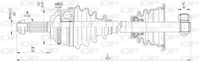 DRS628900 OPEN PARTS Приводной вал